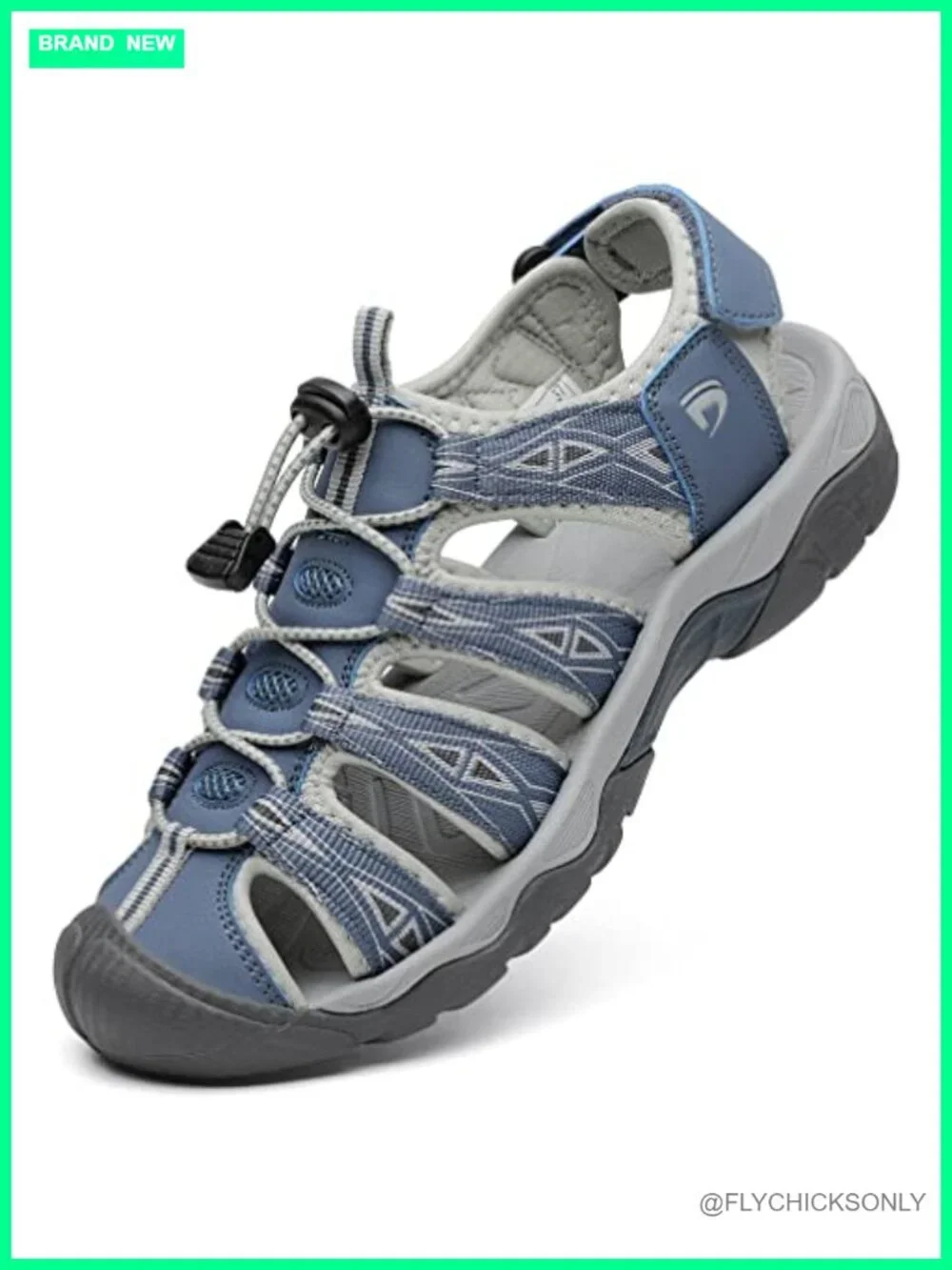 Athletic Water Hiking Sandals | Quick-Dry Mesh, Anti-Slip Rubber Sole, Closed